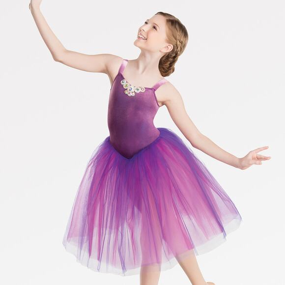 Dance Costume Revolution RC20976 Large Child Pink Tutu Ballet Sequin Pointe - Picture 1 of 3